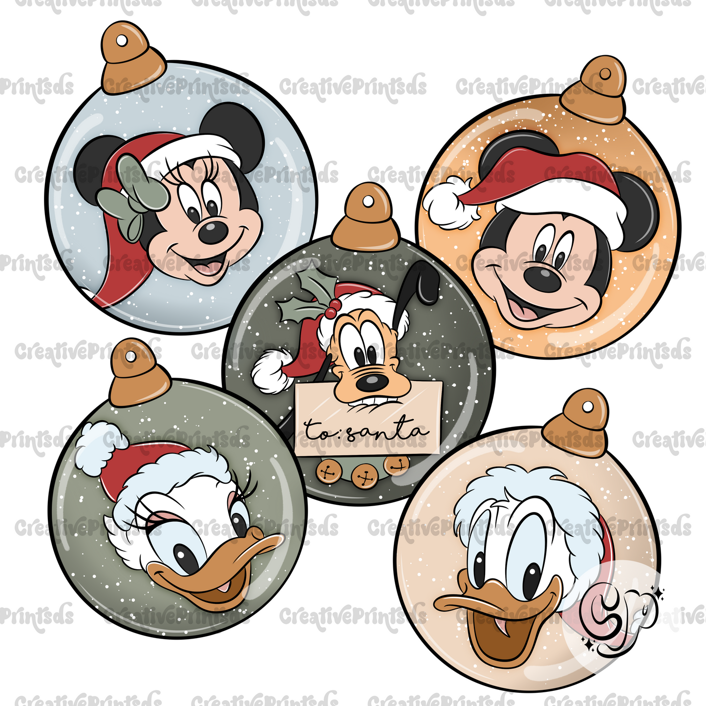 Mouse Ornaments PNG (2)