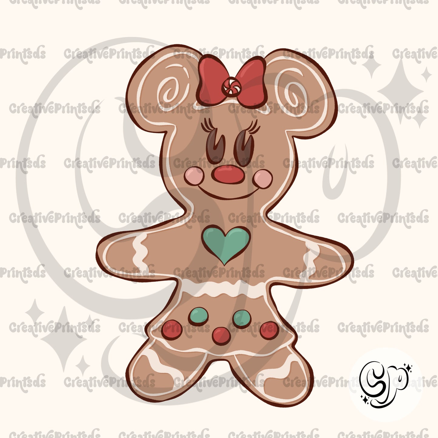 Gingerbread Mouse PNG