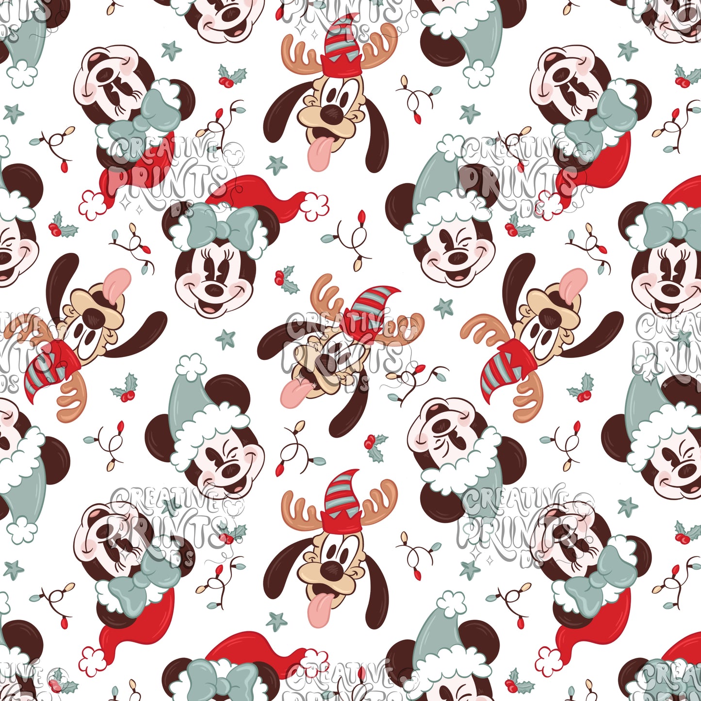 Christmas Mouse Friends Seamless file