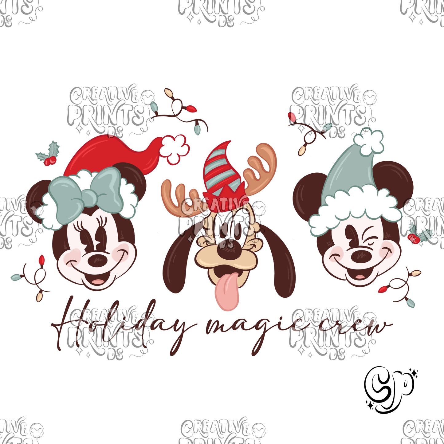 Mouse & Friends Christmas PNG