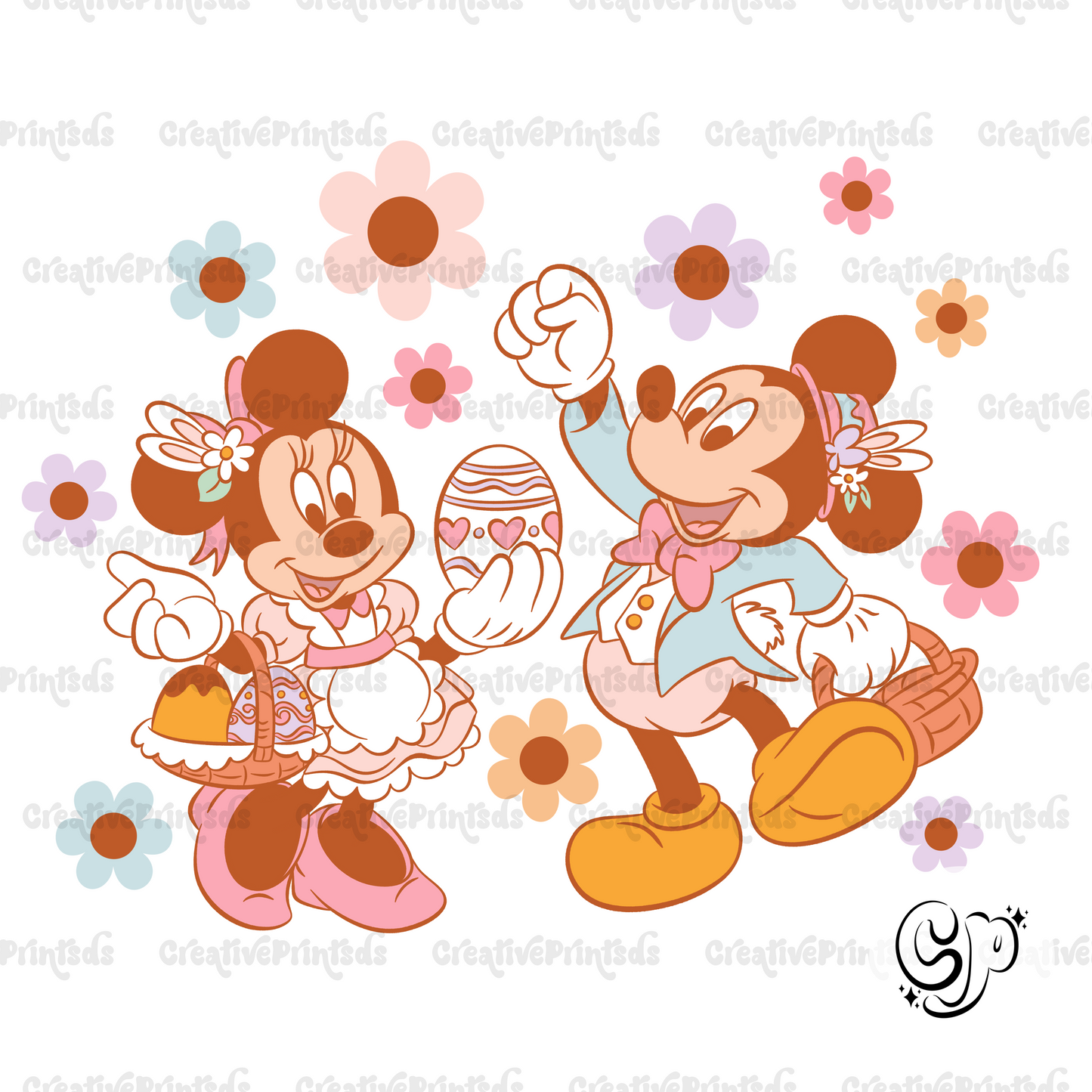 Floral Magical Easter PNG