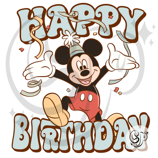 Mouse Happy Birthday PNG