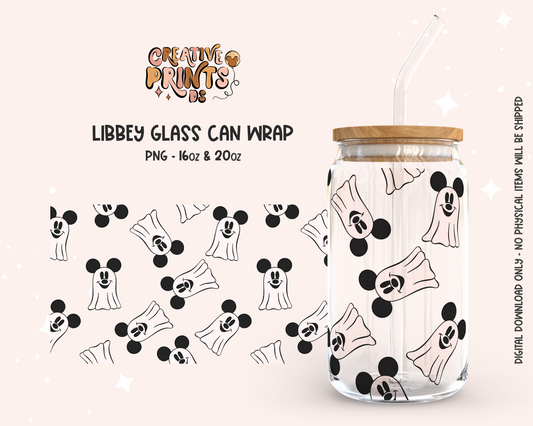 Mouse Ghosts Cup Wrap 16oz & 20oz