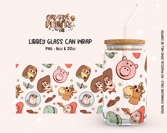 Toy Friends Cup Wrap 16oz & 20oz