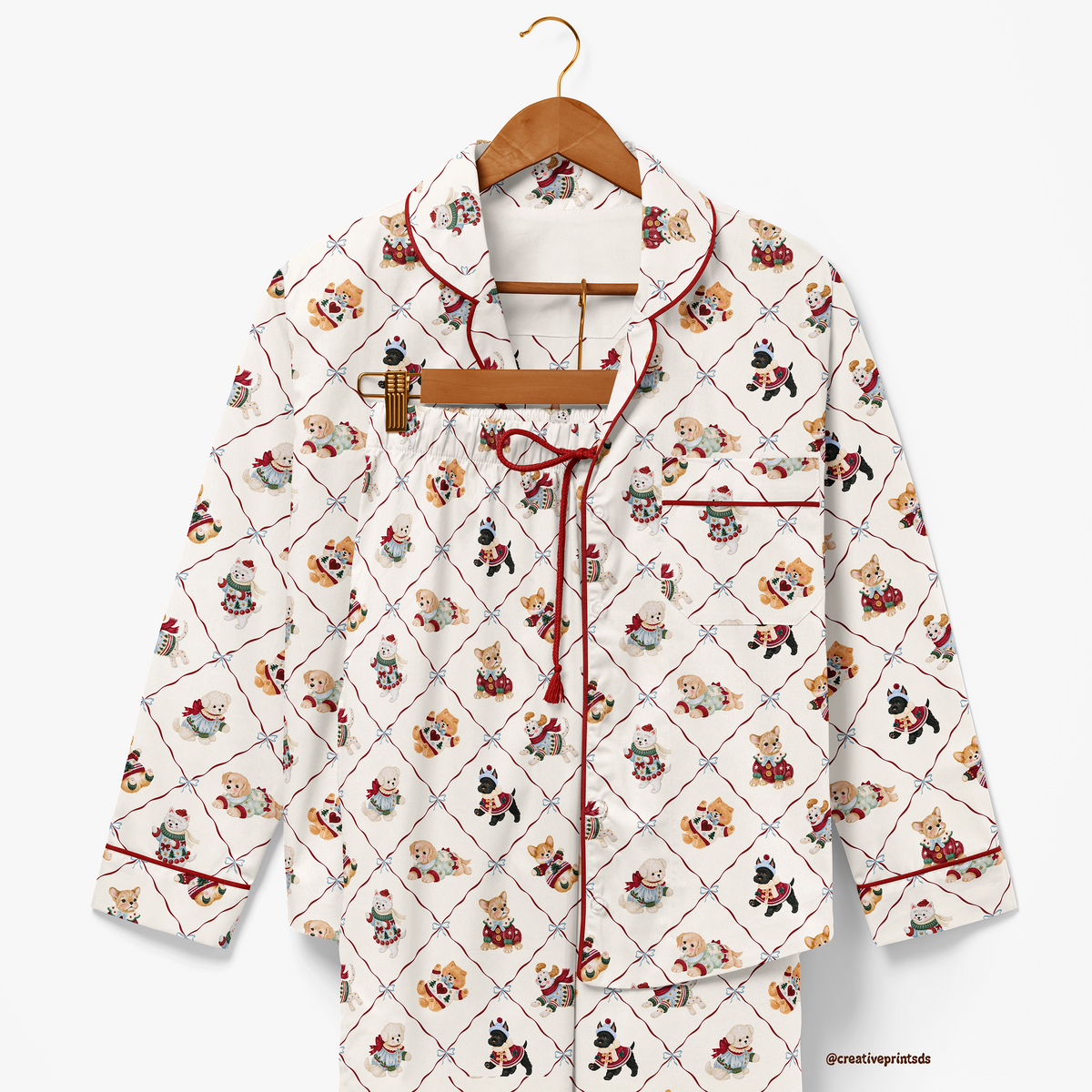 The Little Christmas Pups Seamless File - Harlequin