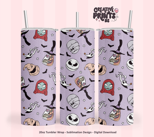 Magical Nightmare Tumbler Wrap 20oz