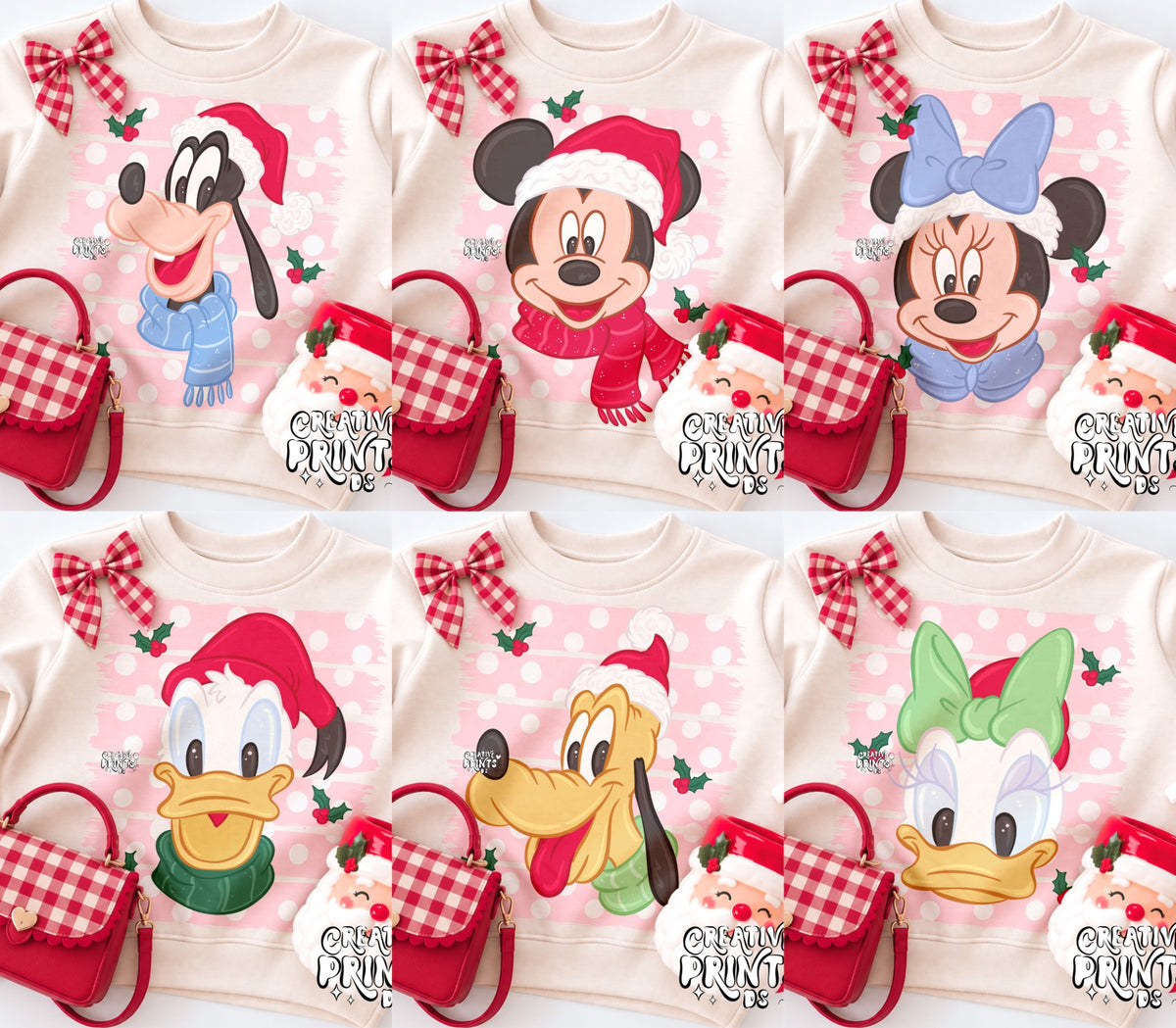 Christmas Mouse Friends PNG - Choose Option