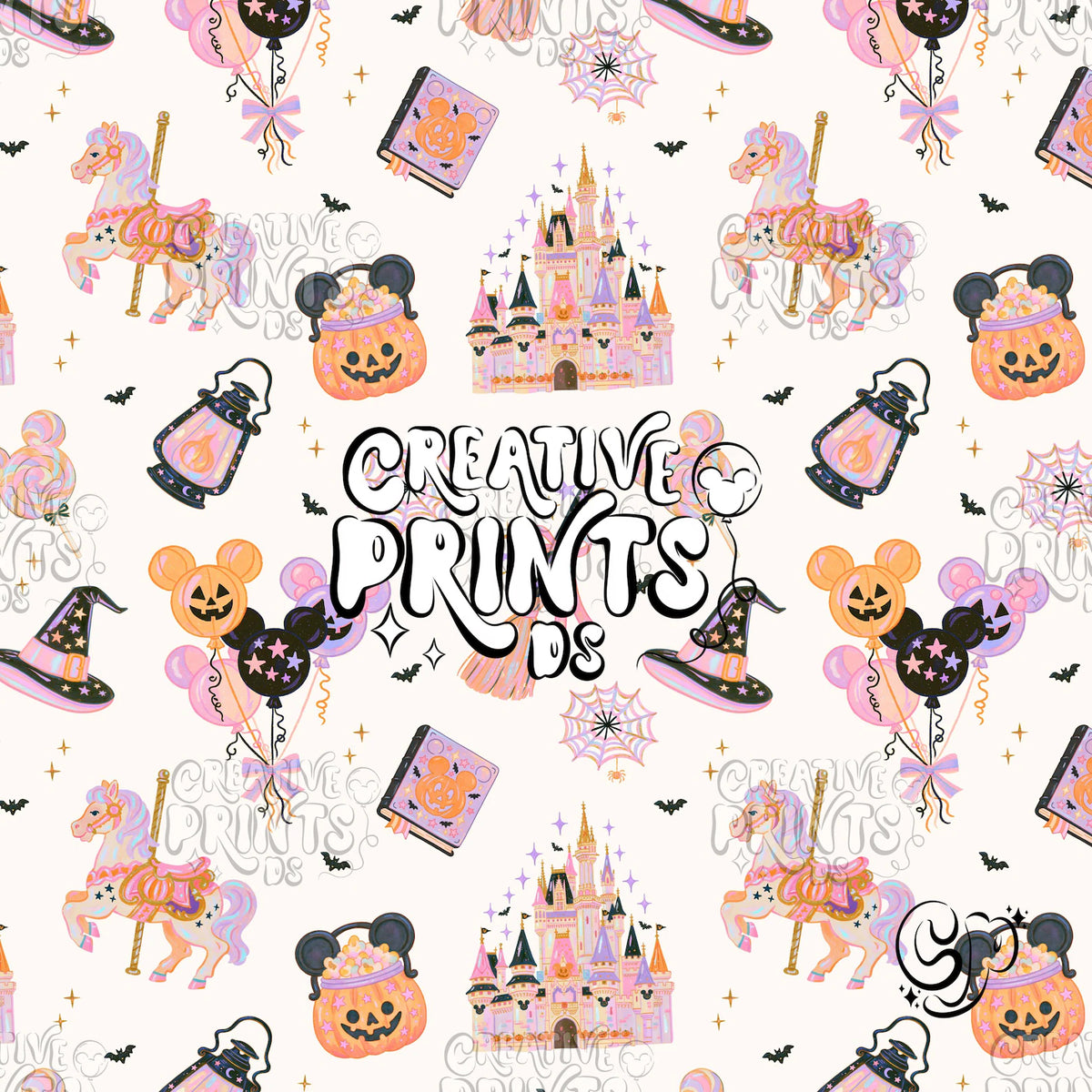 Spooky Magical Parks Seamless file