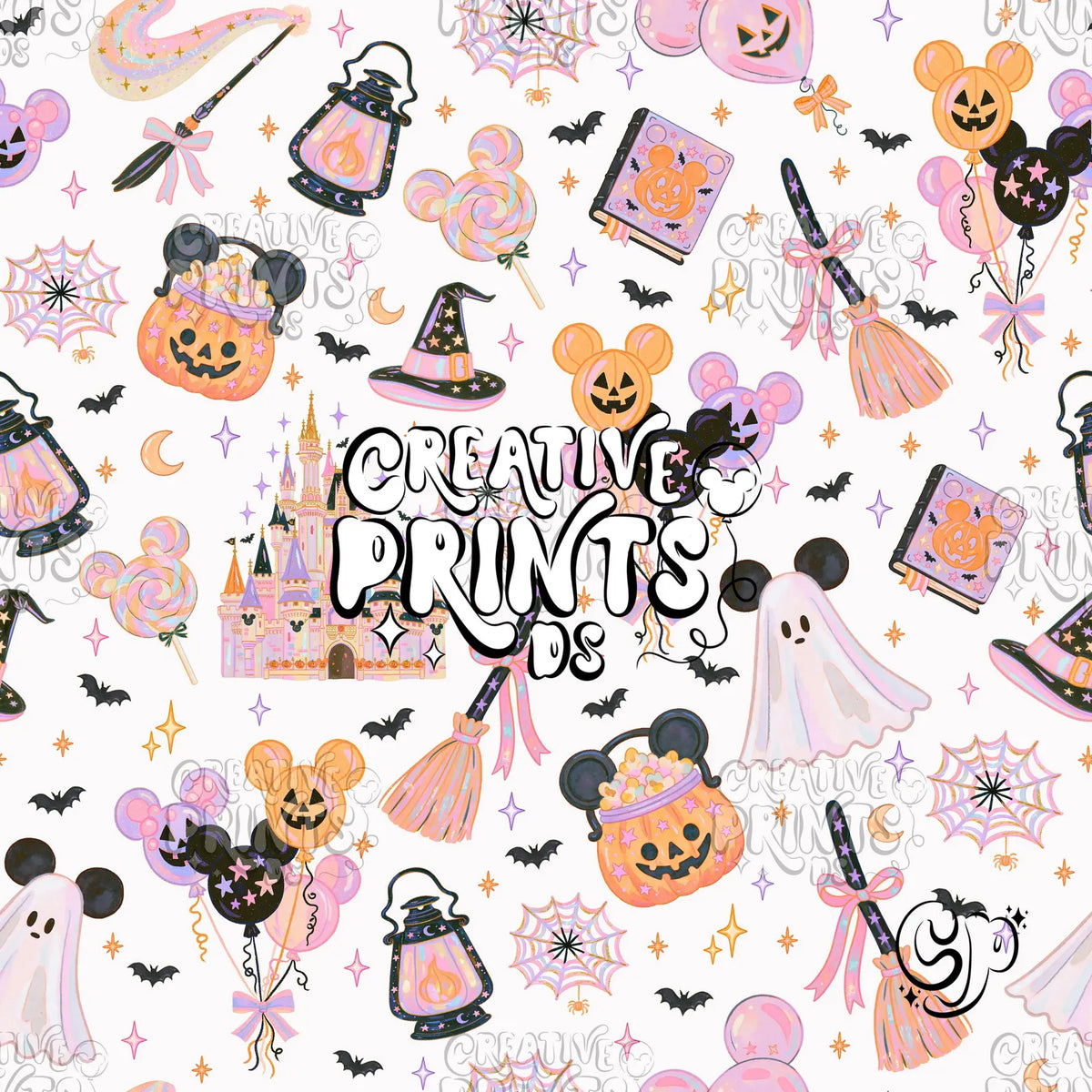 Spooky Magical Parks Seamless file
