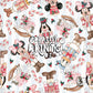 Blue Stripes Nutcracker Mouse Friends Christmas Seamless Pattern