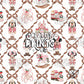 Brown Ribbon Bow Nutcracker Mouse Friends Christmas Seamless Pattern