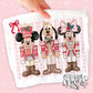 Pink Nutcracker Mouse Friends PNG