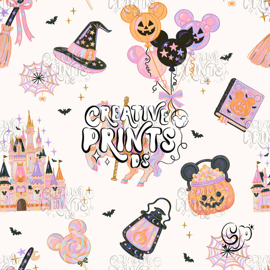 Spooky Magical Parks Seamless file