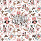 Nutcracker Mouse Friends Christmas Seamless Pattern