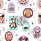 Halloween Frames Mouse Friends Seamless Pattern