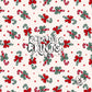 Candy Cane Bows Christmas Seamless Pattern Png