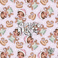 Bayou Princess Christmas Seamless Pattern - Lavender