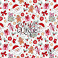 Santa Claus Gingerbread Man Christmas Seamless Pattern