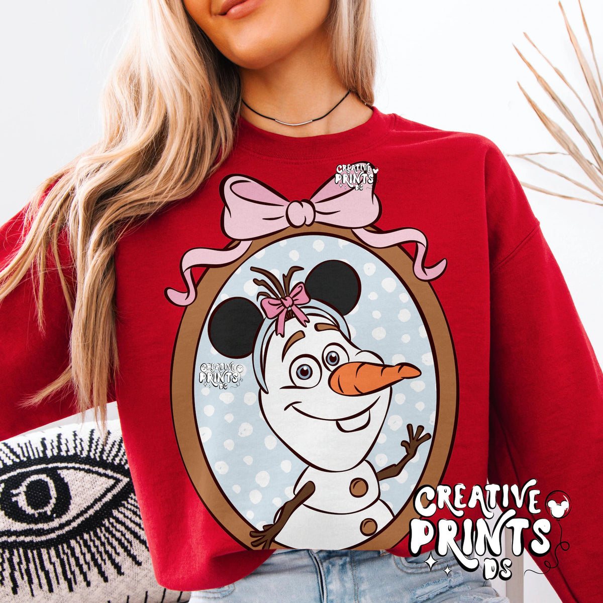 Framed Magical Snowman PNG