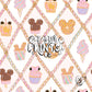 Pastel Theme Park Treats Seamless Pattern