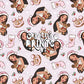 Native Princess Christmas Seamless Pattern – Lavender