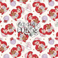 Mermaid Princess Christmas Seamless Pattern