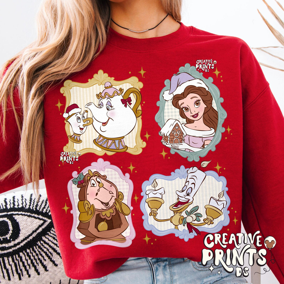 Framed Princess Christmas PNGs