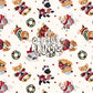 The Little Christmas Pups Seamless File - Solid Cream