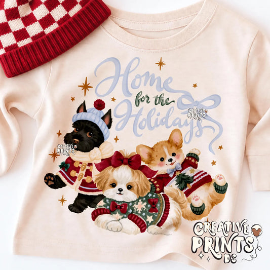 The Little Christmas Pups PNG - Home for the Holidays