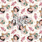 Fairytale Princess Christmas Seamless Pattern