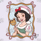 Framed Fairytale Princess Christmas PNG
