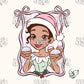 Framed Bayou Princess Christmas PNG
