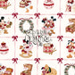 Classic Mouse and Friends Seamless Pattern