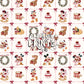 Classic Mouse and Friends Seamless Pattern