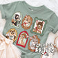 Framed Woodland Friends Christmas PNG