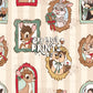 Framed Woodland Friends Seamless Pattern Files - Stripes Version