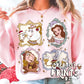 Framed Princess Christmas PNGs