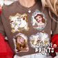 Framed Princess Christmas PNGs