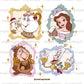 Framed Princess Christmas PNGs