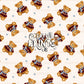 Christmas Teddy Bear Seamless Pattern