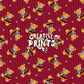Christmas Bear Red Stripes Seamless Pattern