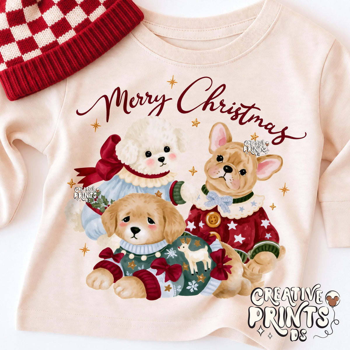 The Little Christmas Pups PNG - Merry Christmas